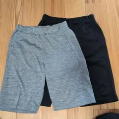 ユニクロ130エアリズム130 ハーフパンツ 2点セット