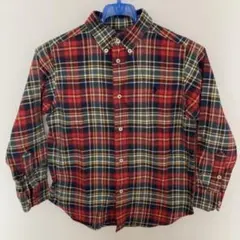 Ralph Lauren チェック柄 長袖シャツ 120