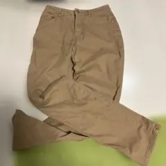 レディースSサイズ カラーパンツ ベージュ系 微起毛 ストレッチ素材 チノパン