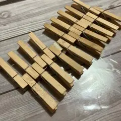 クリップ　木製　19個