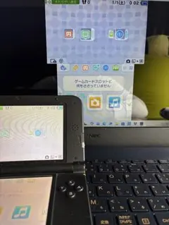 シルバー×ブラック ニンテンドー 3dsll 偽トロキャプチャー付き - メルカリ