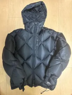 HELLY HANSEN quilted down ブラックダウンジャケット S