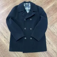 NEWYORKER ニューヨーカー ウール100% ピーコート ブラック L