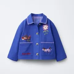 H&M 犬の刺繍付きコーデュロイジャケット - メルカリ