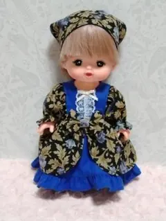 642番　メルちゃん服　ソランちゃん服　おしゃれワンピース　バブーシュカ