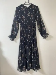 fifth 花柄長袖ロングワンピース FREEサイズ