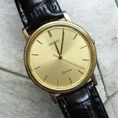 美品✨稼動✨新品電池✨SEIKO Dolce 8N41-7030 ゴールド 時計