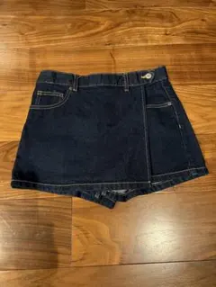 ザラZARA デニム　ショート　パンツ　フロントジッパー