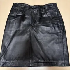 BLUE LABEL BURBERRY 羊革 タイトスカート 38