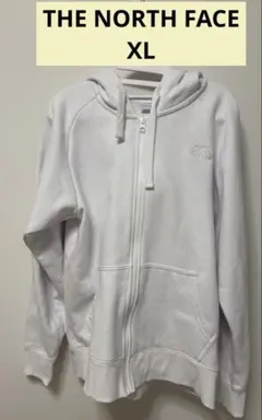 North Face パーカー　白