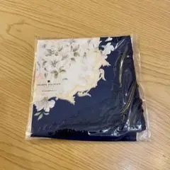 【新品未使用】PIERRE BALMAIN ネイビー ハンカチ スカーフ