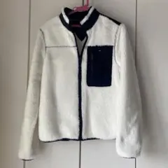 TOMMY HILFIGER フリースジャケット ボア ホワイト