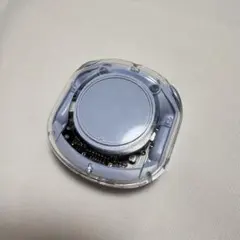 ワイヤレスイヤホン 透明ケース付き　デジタル表記　ライトブルーのサムネイル