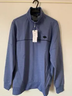 DUNLOP COLLECTION ハーフジップ セーター ブルー L