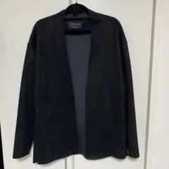 【UNITED TOKYO】ネオスウェードカーディガン　黒