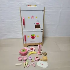 【美品】マザーガーデン　リボンレース冷蔵庫 マザーガーデン冷蔵庫リボンレース