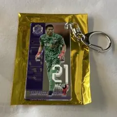 サンフレ 21番 田中雄大選手 ミラープレイヤーズアクリルキーホルダー