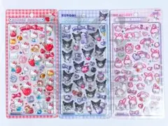 ボンボンドロップシール　ハローキティ　キティちゃん　クロミ　マイメロディ