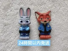 ズートピア ソフビパペットマスコット　ニック　ジュディ