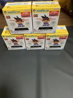 一番くじ　ドラゴンボール 40周年 マンガストラクチャー E賞 5種セット