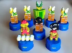 スーパーマリオ　マリオカート　グッズ　フィギュア　ボトルキャップ　大量まとめ売り マリオ ボトルキャップ まとめ売り - メルカリ