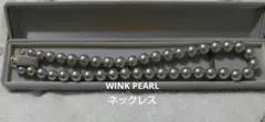 WINK PEARL パールネックレス グレー 冠婚葬祭