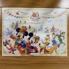 【ディズニー】40周年 リゾートライン フリーきっぷ 台紙付き