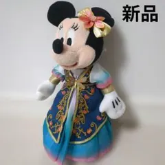 【新品／ディズニー】ファンタジースプリングス　ミニー　ぬいぐるみバッチ　ぬいば