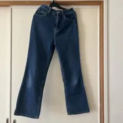 ★グレイル★ハイウエストセミフレアデニムパンツcu289