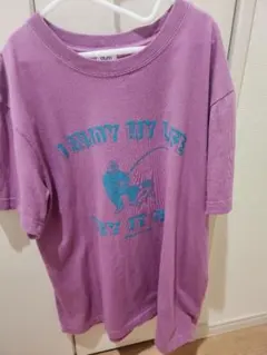 gym master 半袖Tシャツ パープル サイズMのサムネイル