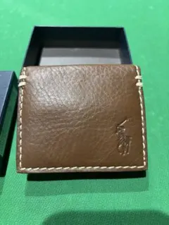 Polo Ralph Lauren ブラウンレザー コインケース