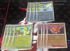 151 ヒトカゲ　フシギダネ　ゼニガメ　モンスターボールミラー　プロモ4枚セット