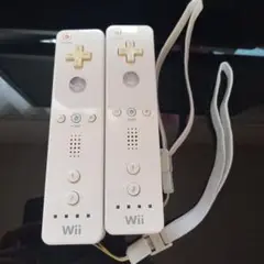 Wiiリモコン 2個セット Wiiコントローラー　任天堂　ホワイト