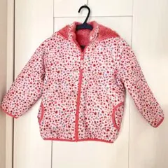 ミキハウス ホットビスケッツ ジャケット 120 女の子(リバーシブル中綿コート