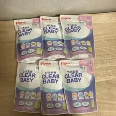 Pigeon つけおきCLEAR BABY 300g×6袋セット