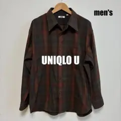 【UNIQLO U】ヘビーフランネルオーバーサイズシャツ L ユニクロ