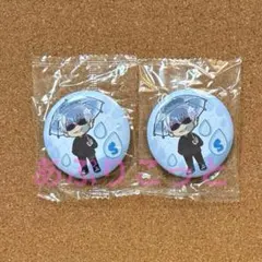 呪術廻戦　五条悟　ぴた！でふぉめ　umbrella 缶バッジ