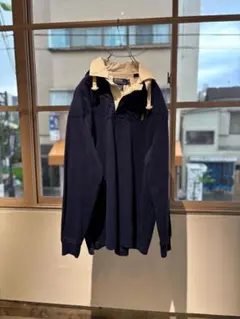 90's ラルフローレンラガーシャツ フード付きレア ブルックス popye