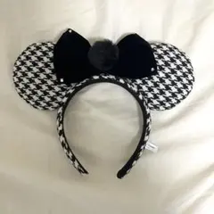ディズニーミニー カチューシャ 千鳥柄