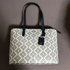 新品未使用》kate spade トートバッグ ホワイト バラ レザー - メルカリ