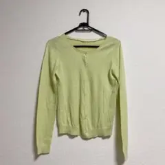 カーディガン　ミントグリーン　きれいめ