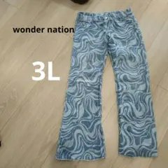 wonder nation スワールパターン ジェギング XXL