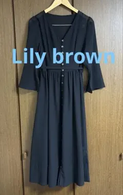 【Lily brown】シースルーワンピース