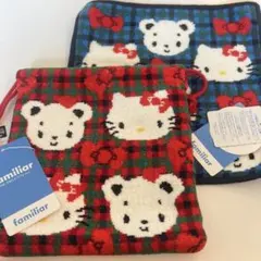 匿名配送】新品未開封 巾着〈ハローキティ × familiar〉 ファミリア