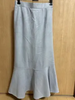 水色 フレアスカート