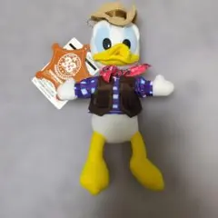 東京ディズニーランド 33周年 カウボーイ ドナルド ぬいぐるみバッジ