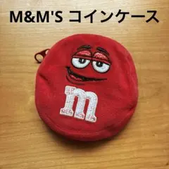 M&M's エムアンドエムズ　赤 コインケース ポーチ