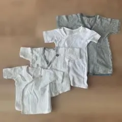 新生児50-60 肌着4枚セット