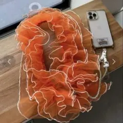 ハローサンフランシスコ　フリルストラップ　オレンジ