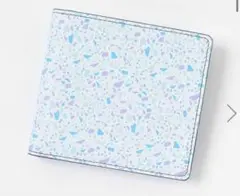 Blue Bluet ブルーブルーエ テラゾー２つ折り財布　ブルーのサムネイル